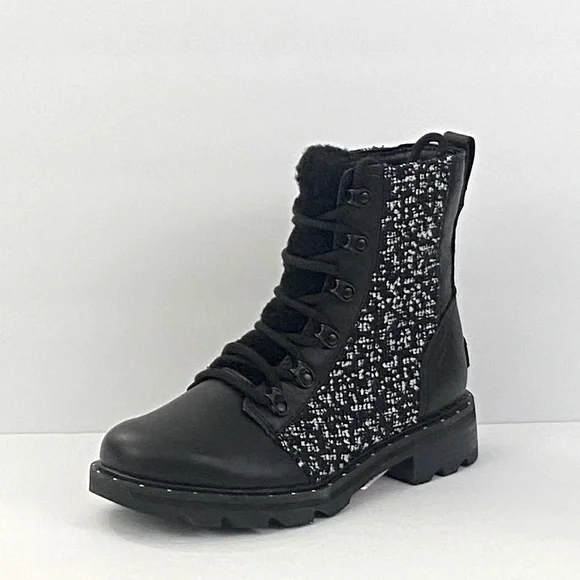 New Sorel Lennox Genuine Shearling Waterproof Lace-Up Boot - Picture 9 of 12